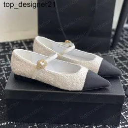 23ss Designer-Sandalen, flach, spitzer Zehenbereich, Mary Jane, Einzelschuhe, Leder, Ballettschuhe, Damen, flache Bootsschuhe, Slipper, Freizeitschuhe, Abendschuhe