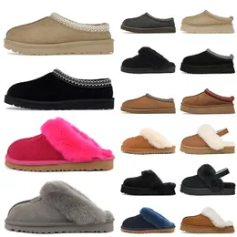 Pantoalhas Tazz para mulheres Slideshow de Pelo Tasman Clássico Semente de mostarda Super-Plataforma Lançamento Les Petites Pelos de Inverno Sapatos de Designer