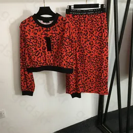 Camicia con stampa leopardata gonna oversize da donna con cerniera elastica a vita mezza gonne camicetta pullover stilista