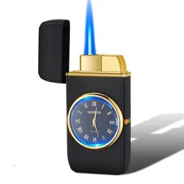 Lighters Windproof Butan No Gaslighters Turbo Niezwykłe metalowe zegarek męski gadżet Gadżet Prezent Piarette Cigar