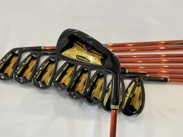 Набор из 9 шт., 10 железных клюшек для гольфа Maruman Mesty Prestigio 5-10PAS R/S/SR, гибкий графитовый вал с крышкой