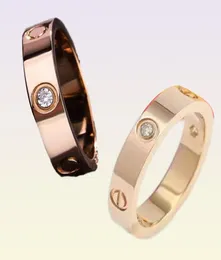 Titan Stahl Silber Liebesring Männer und Frauen Roségold Schmuck für Liebespaar Liebesschraube Ringe Geschenk Größe 511 Breite 46 mm6944786