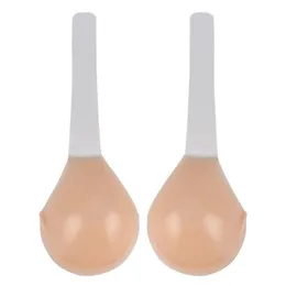 Silicone Bra DD DDD G H Plus size Sexy Lady Invisible Strapless Bra Push-Up Bras Self -Adhesive Dress Sticky Gel Backless BH240G