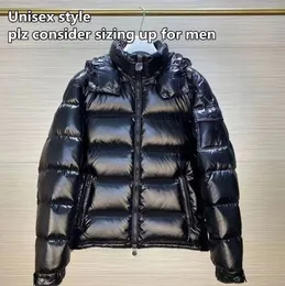 Bordado para baixo jaquetas designer downs luxo clássico feminino moda hip hop padrão impressão casacos S-4XL