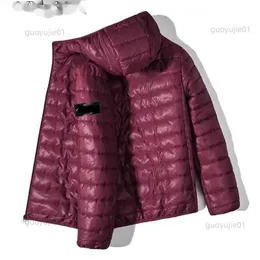 야외 디자이너 배지 지퍼 셔츠 재킷 느슨한 스타일 가을/겨울 남자 상단 옥스포드 다운 재킷 휴대용 하이 스트리트 스톤즈 섬 의류 재킷 7tj2