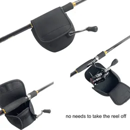 Fishing Accessories SML Spinning Fishing Reel Cover Neoprene Wheel Protective Case Waterproof Reel Bag Storage 231013
