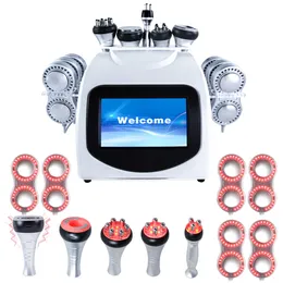 Sistema di dimagrimento 11 in 1 Ems CAVITAZIONE + VUOTO + LASTER MULTIPOLARE RF 40K Macchina dimagrante Anti-invecchiamento Body Sculpting Brucia grassi Attrezzatura di bellezza per la perdita di peso