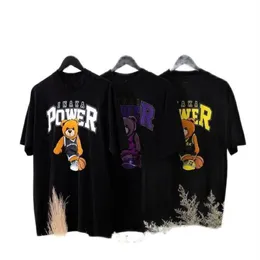 Men's T-Shirts Inaka Power T Shirt Violent Bear Print T-Shirt 2022 Men Women Daily Premium Tshirt Fashion Design Summer Explo313A