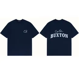 CB Cole Buxton Designer Erkek Tişörtleri İmza Mektubu Baskılı Günlük Kısa Kollu Erkekler Kadınlar% 100 Pamuk Gevşek Konforlu Tişört Boyutu S-2XL