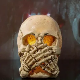 1PC Skull Head Night Light, do DIY Party Bar Christmas Halloween Wystrój pokoju