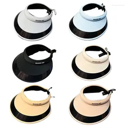 Szerokie brzegowe czapki eleganckie duże na słoneczne czapkę Regulowane letnie puste top Oddychające prezenty rodzinne i przyjaciel Birt
