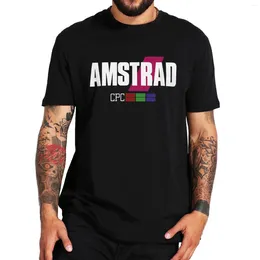 T-shirts Homme Amstrad CPC 464 6128 programmeur t-shirt rétro 8 bits ordinateur jeu vidéo Geek chemise décontracté Homme Camiseta coton