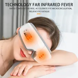 Eye Massager Smart Bluetooth Eye Massager laddningsbara komprimeringsmassageglas 4D Airbag Vibration Eye Care Instrument Eye Mask Supplies 231013