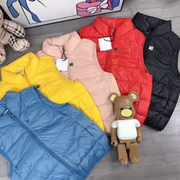 Barn lyxiga puffer tecknad björn gillet mode maistcoat baby varmare flickor pojkar designer jacka outwear barn vinter varma västar jackor utkläder baby kläder