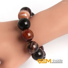 Charme Pulseiras Sardonyx Agat E Pulseira Natural DIY Jóias Um Dos Sete Tesouros Budismo Presente