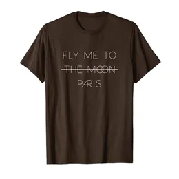 파리 여행 티셔츠를 Moon Paris276t로 날아갑니다
