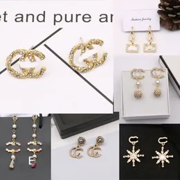 Z6 Designerschmuck, modische Perlenohrringe mit Diamantohrringen, elegantes und vielseitiges Temperament