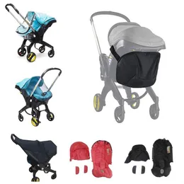 Acessórios para carrinho de bebê para doona, capa de chuva para assento de carro, kits de lavagem, bolsa de armazenamento, mosquiteiro, bolsa de viagem para mãe, foot240w