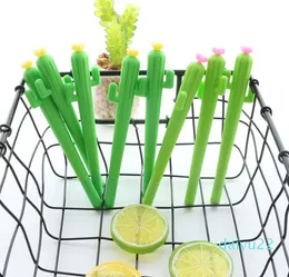 New Cute Creative kawaii Cactus Gel Pen Succulent Plants Stationery Kids Gift School Stationery Pen