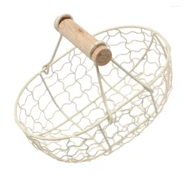 Set di stoviglie Cesto portaoggetti in ferro battuto Portapane decorativo Portapanetteria Decorazioni per matrimoni Cerimonia Desktop per la casa Frutta per bambini