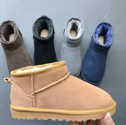 2023 bambini di marca ragazze mini stivali da neve inverno caldo bambino WGG ragazzi bambini peluche scarpe calde taglia EU21-35 nk