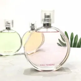 Marca feminina perfume design de luxo estilo clássico rosa eau tendre 100ml feminino perfume senhora encantadora fragrância sexy longa duração