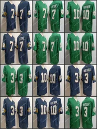 NCAA Notre Dame College Football Jerseys 10 Sam Hartman 7 Audric Estime 3 Joe Montana Stitched Mens Shirts S-XXXL Nytt NO Namn