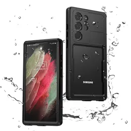 3 в 1 IP68 водонепроницаемый прозрачный телефон для Samsung Galaxy S23 Ultra Rope Outdoor Sports