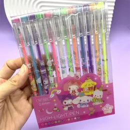 Kuromi High Gloss Pen Big Ear Dog Pacha Dog Pink Pen Melody Kolor Neutral Pen