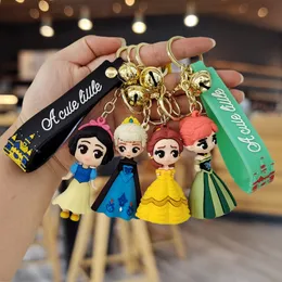 Kawaii Bulk Anime Car Keychain Doll Charm Key Ring Wholesale in Bulk Cute Couple Students Personalized Creative Valentine's Day Gift 8 Style DHL