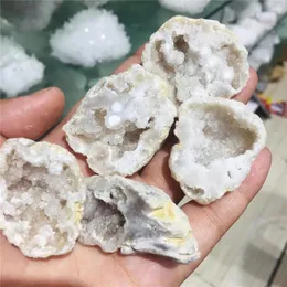 Decorative Figurines 5pcs Natural Rare Beautiful White Quartz Crystal Cave Shiny Cut Very Christmas Gift