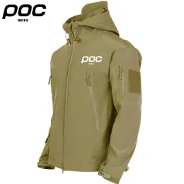 Cycling Jackets MOTO POC Mens Outdoor Jacket Cycling Windproof Waterproof Jacket Lightweight Breathable Comfortable Hiking Polyester Jacket 231013