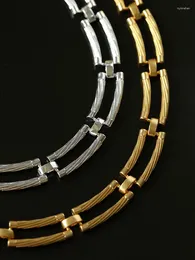 Pendant Necklaces INS Cold Wind Geometric Collar Necklace Niche Design Premium Collarbone Chain Choker