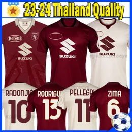 23 24 Torino FC RICCI Mens Soccer Jerseys SINGO T. SANABRIA ILIC PELLEGRI  ZIMA BUONGIORNO Home Limited Edition Football Shirts From 12,68 €