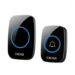 Doortbells A10 مقاوم للماء مكافحة فائقة الإضاءة المسنين LED LED Smart Calling Bell Home Door AC Digital Musicbell