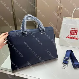 Men Designer Belka czarna skórzana torba laptopa męska duża torba komputerowa klasyczny list torebki