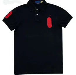 Summer męskie koszulki z krótkim rękawem ralphs tshirts projektant dla mężczyzn tee polo luźne koszule Lauren Top Designer