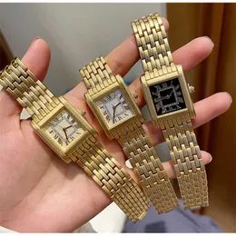 Men/Women Watch women classic designer 2023 men new fashion quartz movement square tank gold silver Montre de business 26*32mm trend L