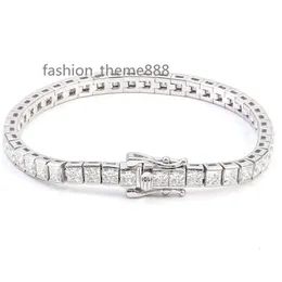 Hot Sale moissanite chains 925 silver Mossanite Jewelry Bracelet Women moissanite Tennis Bracelets