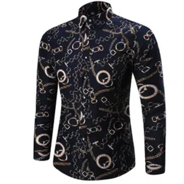Designer masculino xadrez mangas compridas camisas marca masculina vestido camisa masculina moda magro ajuste camisa de algodão plus size 5xl tops2697
