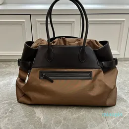 2023-grande sacola maillard estilo feminino compras com cordão bolsa de ombro bolsa de lona bolsa de qualidade superior capacidade de bezerro bolso com zíper externo