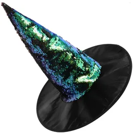 Berets Witch Hat Party Cosplay Cap Hats Halloween Decorations Masquerade Performance Supplies Women Decorative