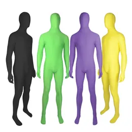 Theme Costume Adult Novelty Dancing Full Body Zentai Cosplay Costumes Spandex Black Suit Tight Catsuit Halloween Men Women Bodysuit 231013