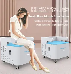 새로운 Hi-EMT 골반 바닥 근육 수리 의자 기계 요실금 치료 쿠션 EMS 근육 EM 의자 질 조임 미용 장비