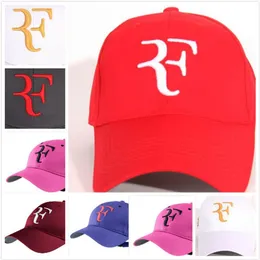 Frühling Herbst 2018 Neueste 100 % Baumwolle Neue Frühling und Herbst Sport Cap Snapback Damen und Herren Baseball Cap Roger Federer RF Hybrid281m