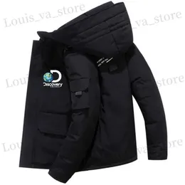 Giacche da uomo invernali Tooling Down Canada Maschile addensato caldo giacca con cappuccio Discovery Coat uomo bello New White Duck coppia di media lunghezza T231016