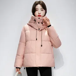 Trench da donna Abito in cotone con cappuccio Design Sense Versione coreana Abbigliamento Giacca termica invernale Abito caldo di pane