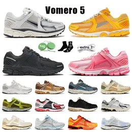 2024 Top Quality Vomero 5 Running Shoes Photon Dust Metallic Sier Pink Women Mens Outdoor Trainers Dark Grey Black White Ochre Doernbecher 67