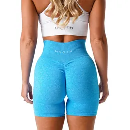 Damen Leggings Nvgtn Scrunch Nahtlose Shorts mit hoher Taille für Frauen Kontur Biker Gym Yoga Workout 231016