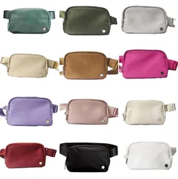 Lulu Bag Luxury Yoga Bumbag Fanny Pack Nylon Outdoor Sport Bum Bum Handbag Womens Men Handbags Wallet Lululemens في كل مكان حقائب الخصر 62ESS